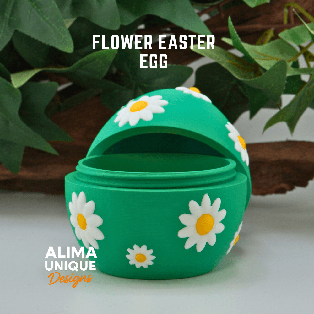 Flower Easter Egg 3d model
