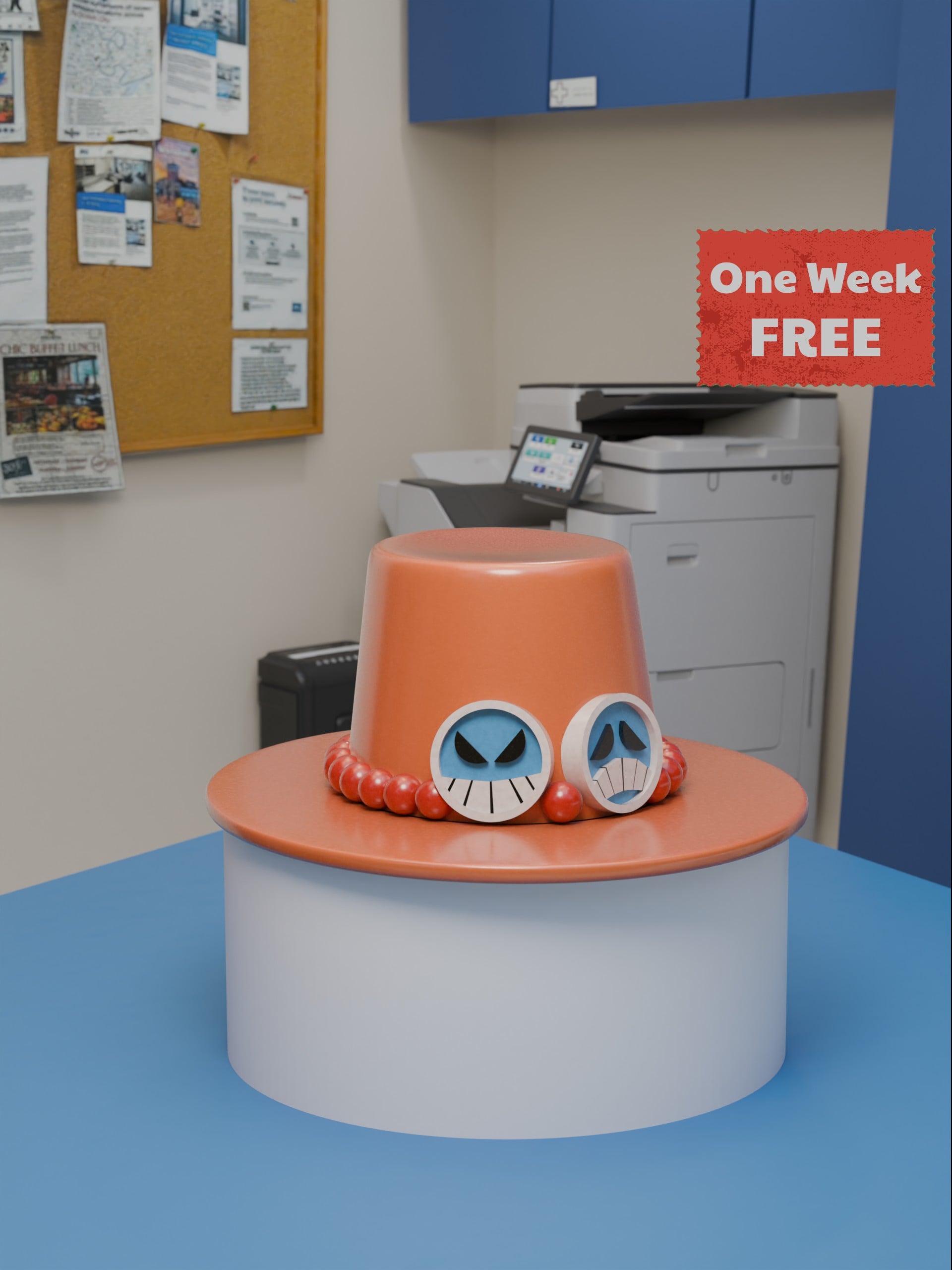 Portgas D. Ace Mug 3d model