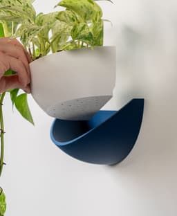 Half Dome Wall Planter 3d model