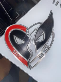 Deadpool and Wolverine Charms 3d model