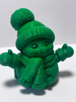Christmas snowman 3d model