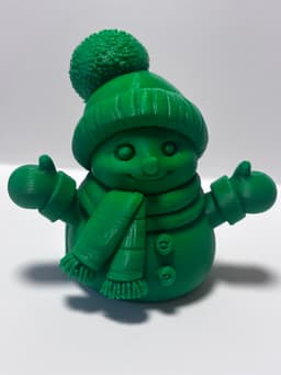 Christmas snowman 3d model