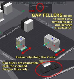 Blackout Roller Blind Side Guide 3d model