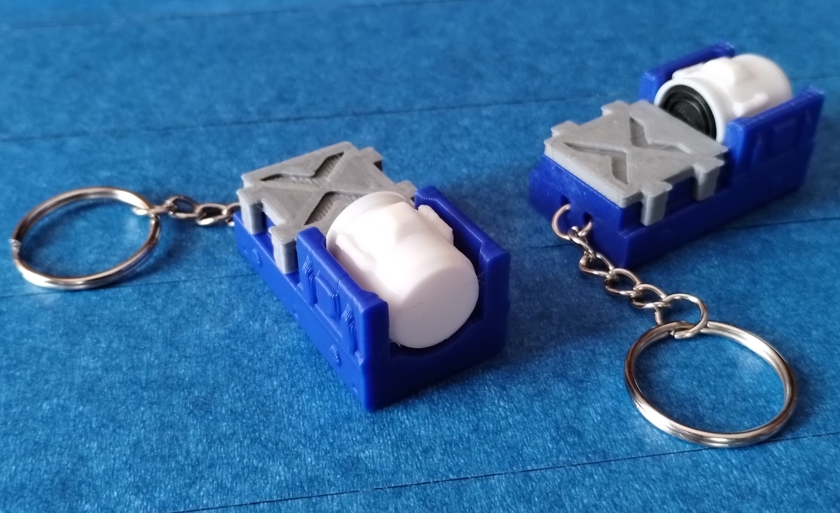 Vibration Machine Shaker Keychain 3d model