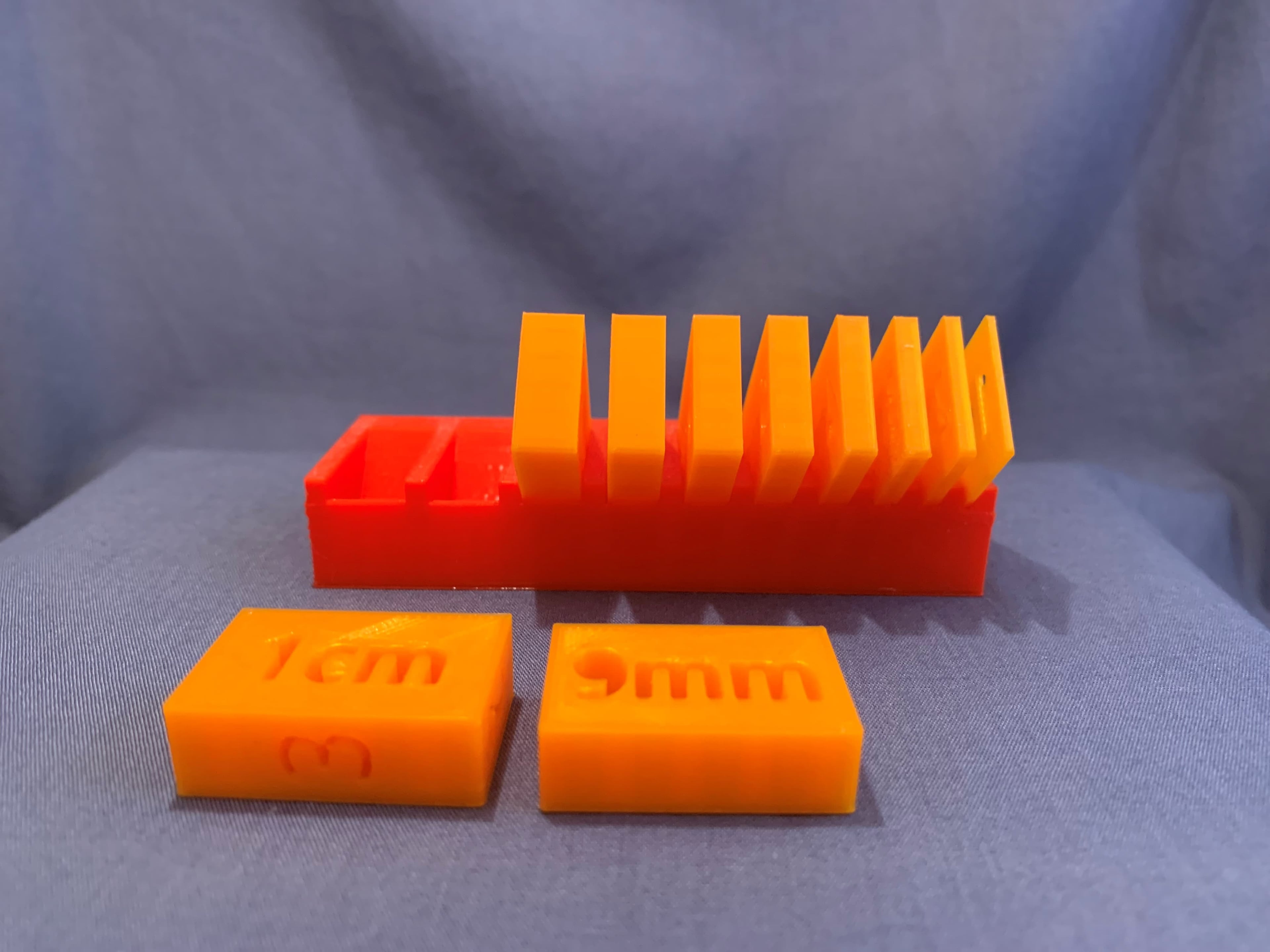 Measurement Spacers & Desktop Holder 3d model