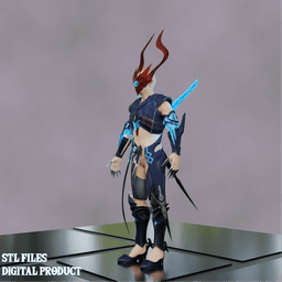 Foul Legacy Armor Set Genshin Impact 3d model