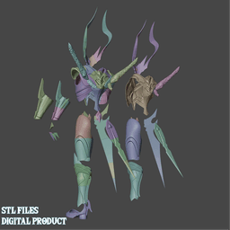Foul Legacy Armor Set Genshin Impact 3d model
