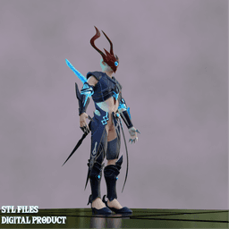 Foul Legacy Armor Set Genshin Impact 3d model
