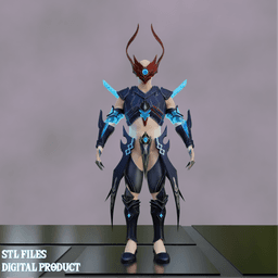 Foul Legacy Armor Set Genshin Impact 3d model