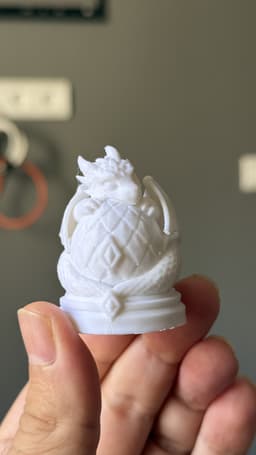 Dragon Chess Set – Detailed Fantasy Sculptures 3d model