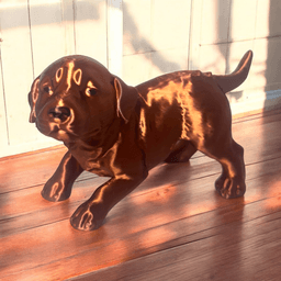Labrador puppy play 3d model