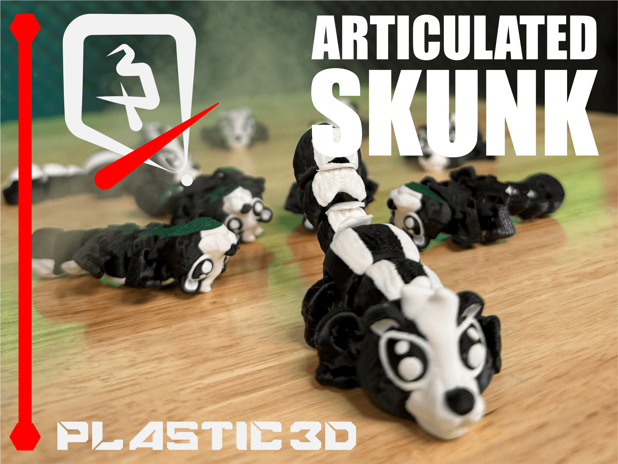 Articulated Skunk 3d model