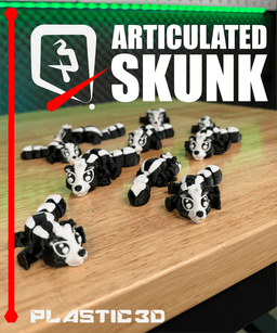 Articulated Skunk 3d model