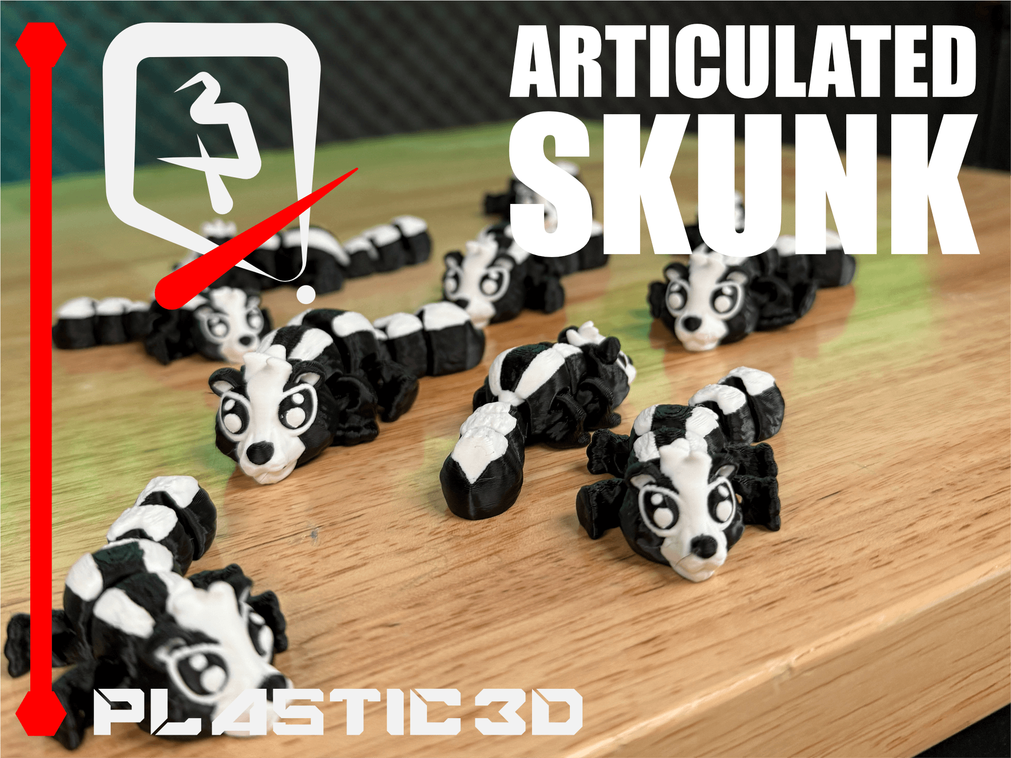Articulated Skunk 3d model