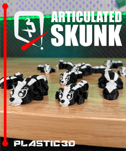 Articulated Skunk 3d model