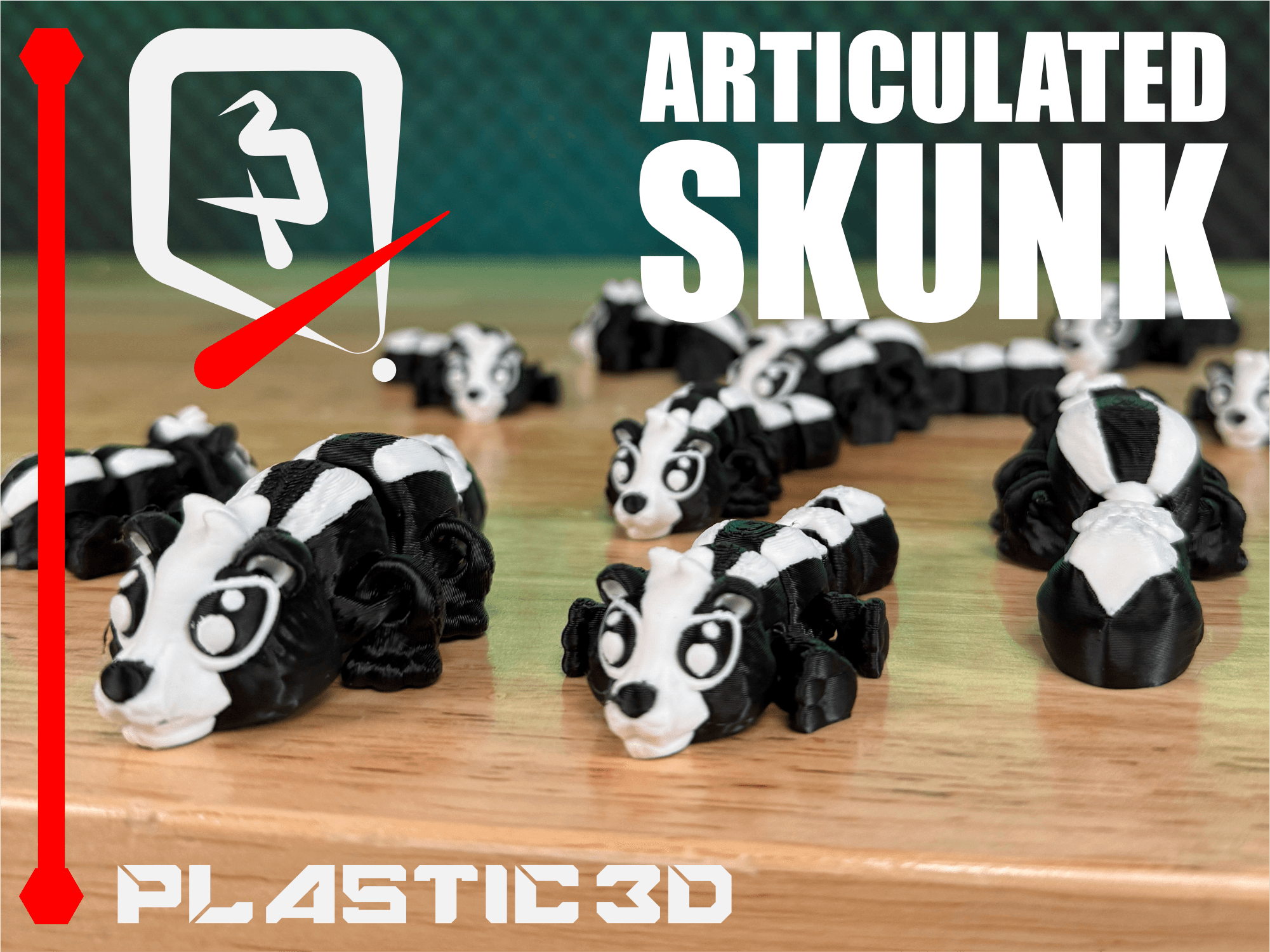 Articulated Skunk 3d model