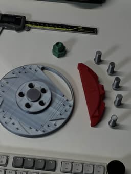 RPF1 RSe122 Headset Caliper Upgrade 3d model