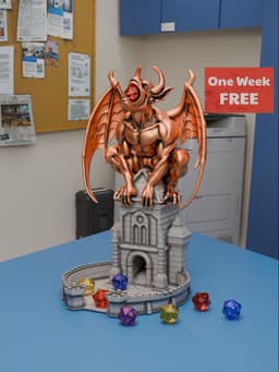 Devil Dice Tower 3d model
