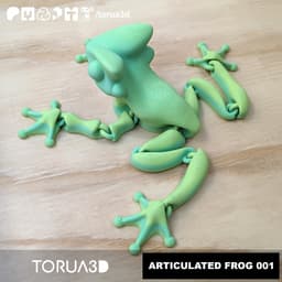 ARTICULATED FROG 001 | STL File 3d model