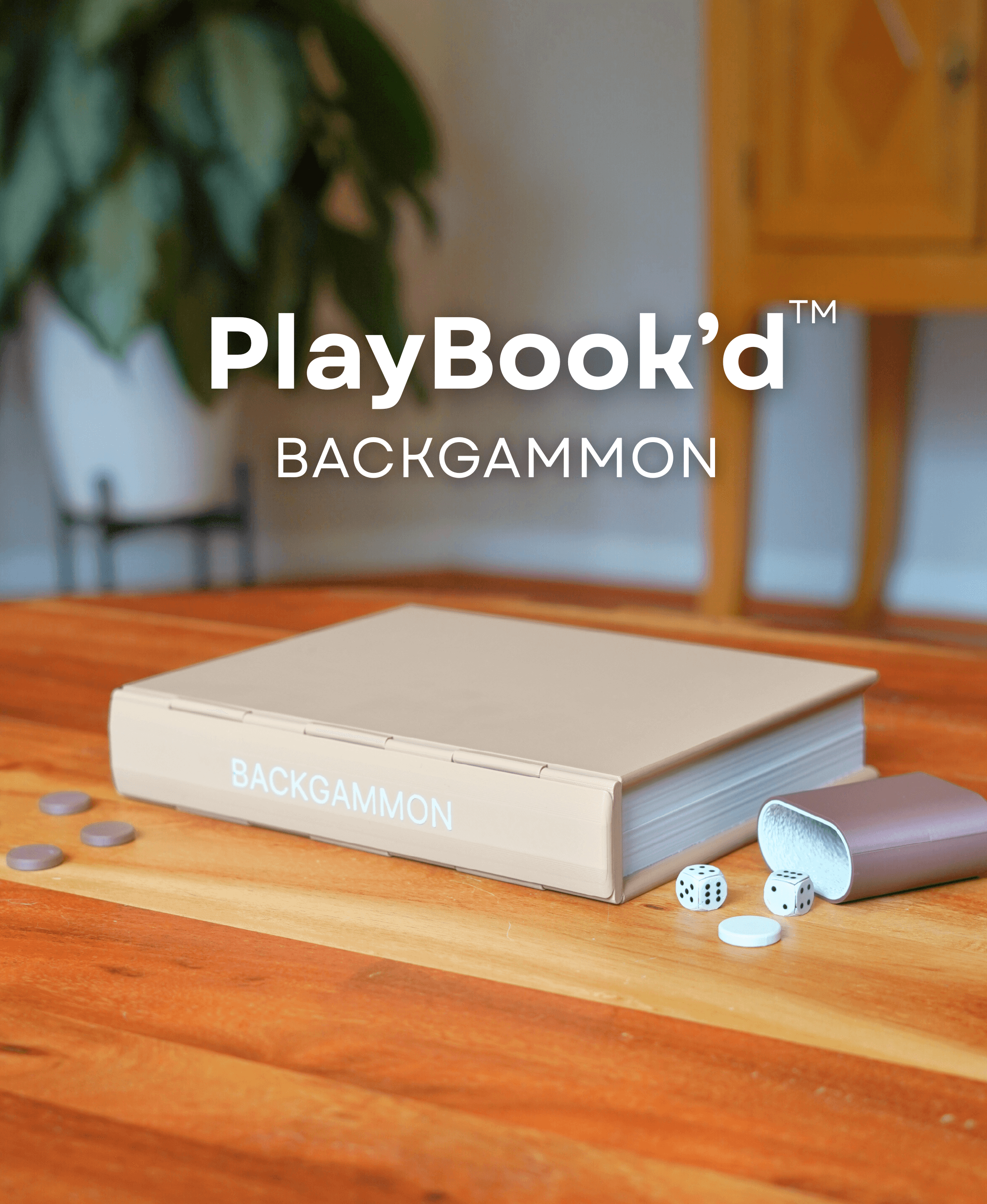 PlayBook'd - Backgammon 3d model
