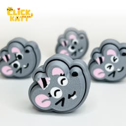Mouse - Clicker Fidget Toy Keychain 3d model