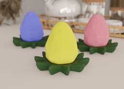 Easter Egg Centerpiece Sculpture for Spring Home Decor 3d model