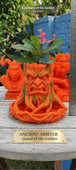 Ancient Arbiter - The Sentient Self-Watering Planter 3d model