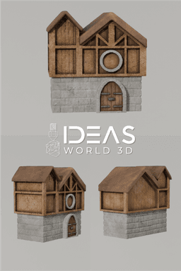3D Printable Barn 3d model