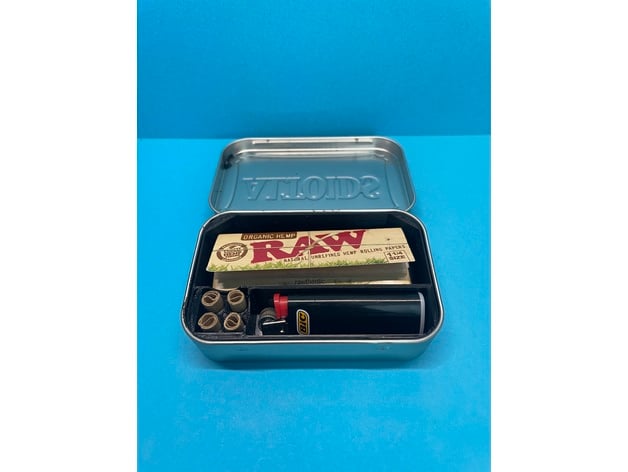 Altoids Tin Rolling Station 3d model