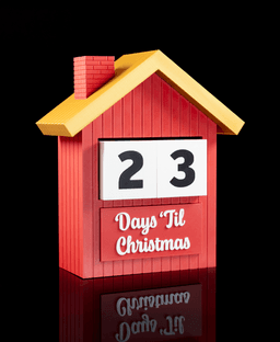 Christmas Countdown - Christmas Day 1 3d model