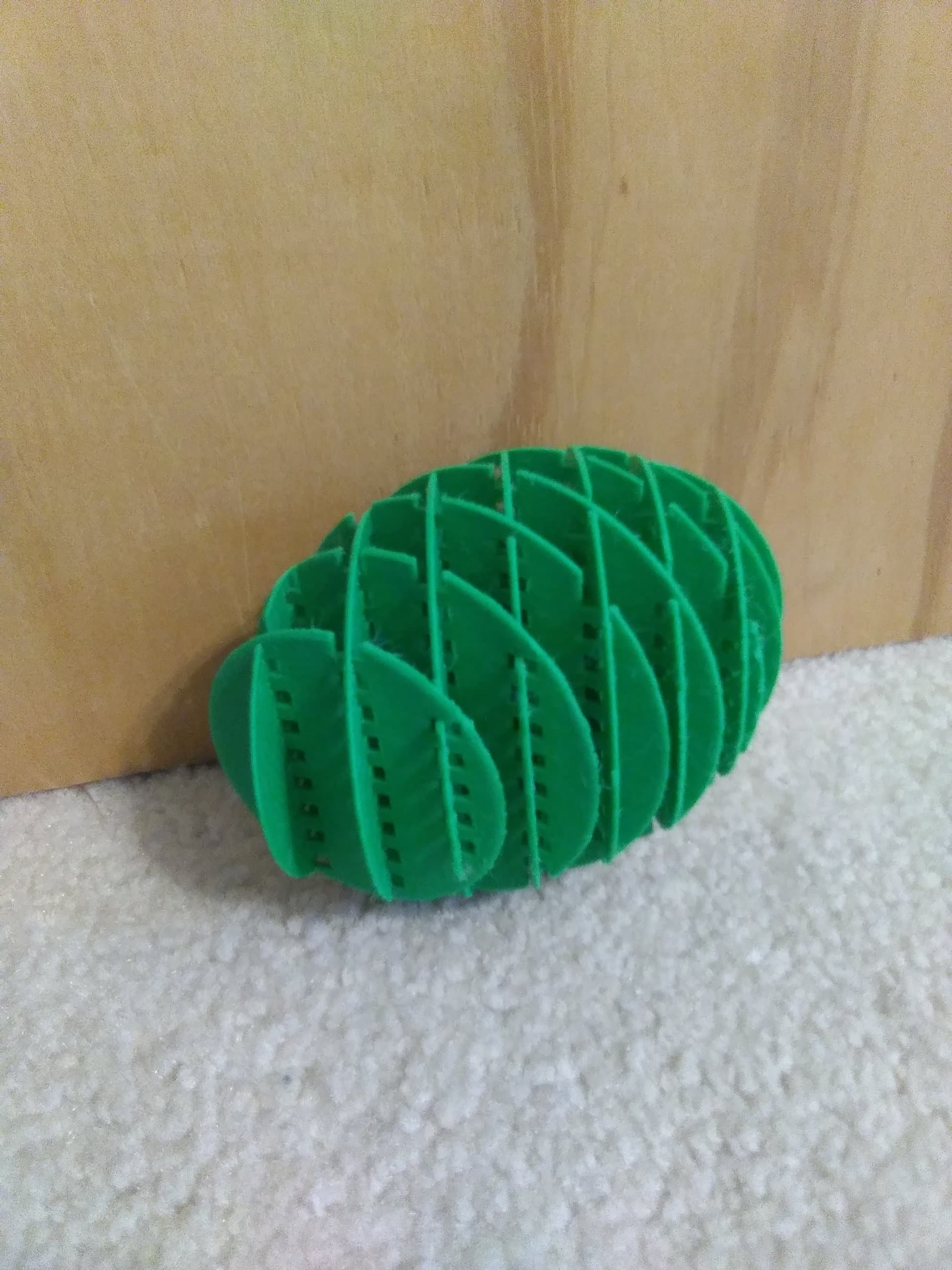 Squish Ball Print in Place Fidget Toy - Great design. I love the way it prints in place and then you can squeeze and squash it. No supports needed if you print the pre supported version. It took about 3 hours on my Anycubic Kobra 3 Combo. - 3d model