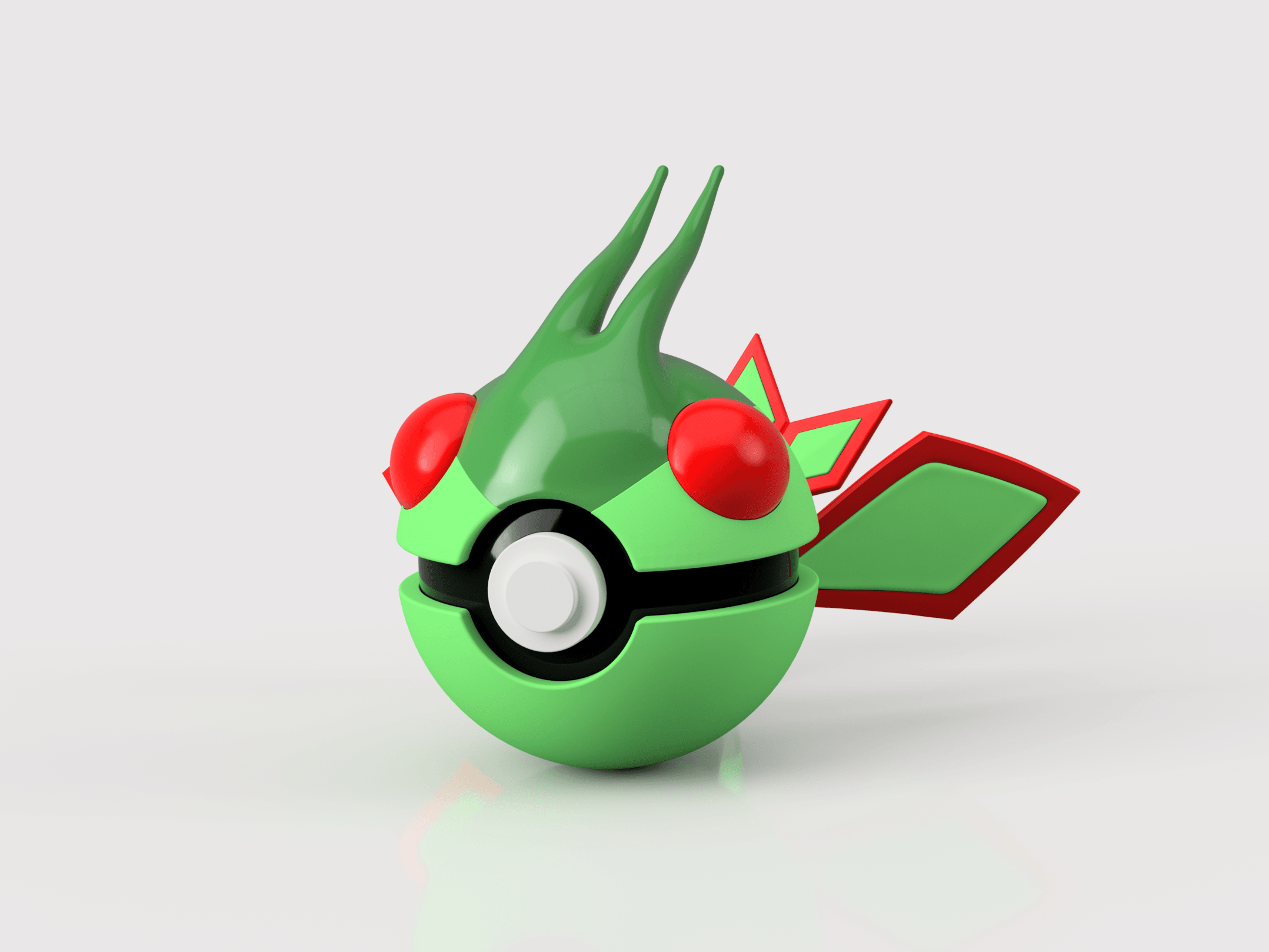 Flygon Pokeball 3d model