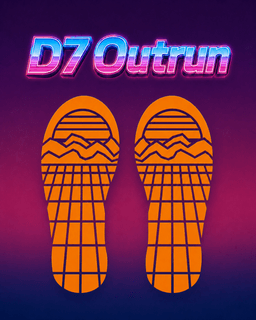 D7 Tread Outrun Tread Pattern #D7tread 3d model