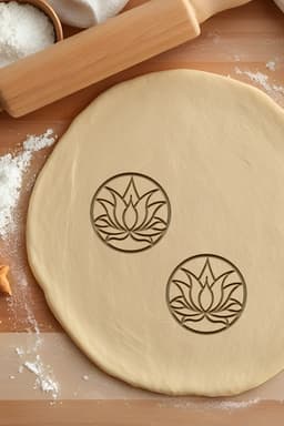 Flower Cookie Cutter, Biscuit Cutter 3d model