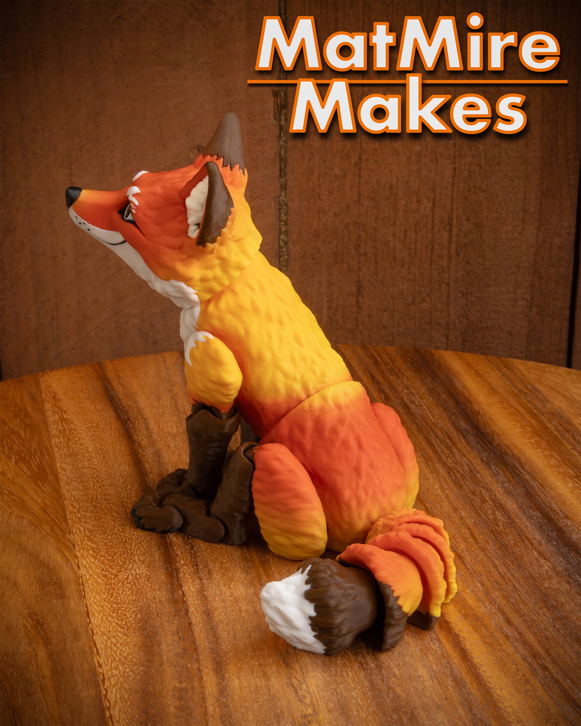 Fox - Articulated Figure 3d model