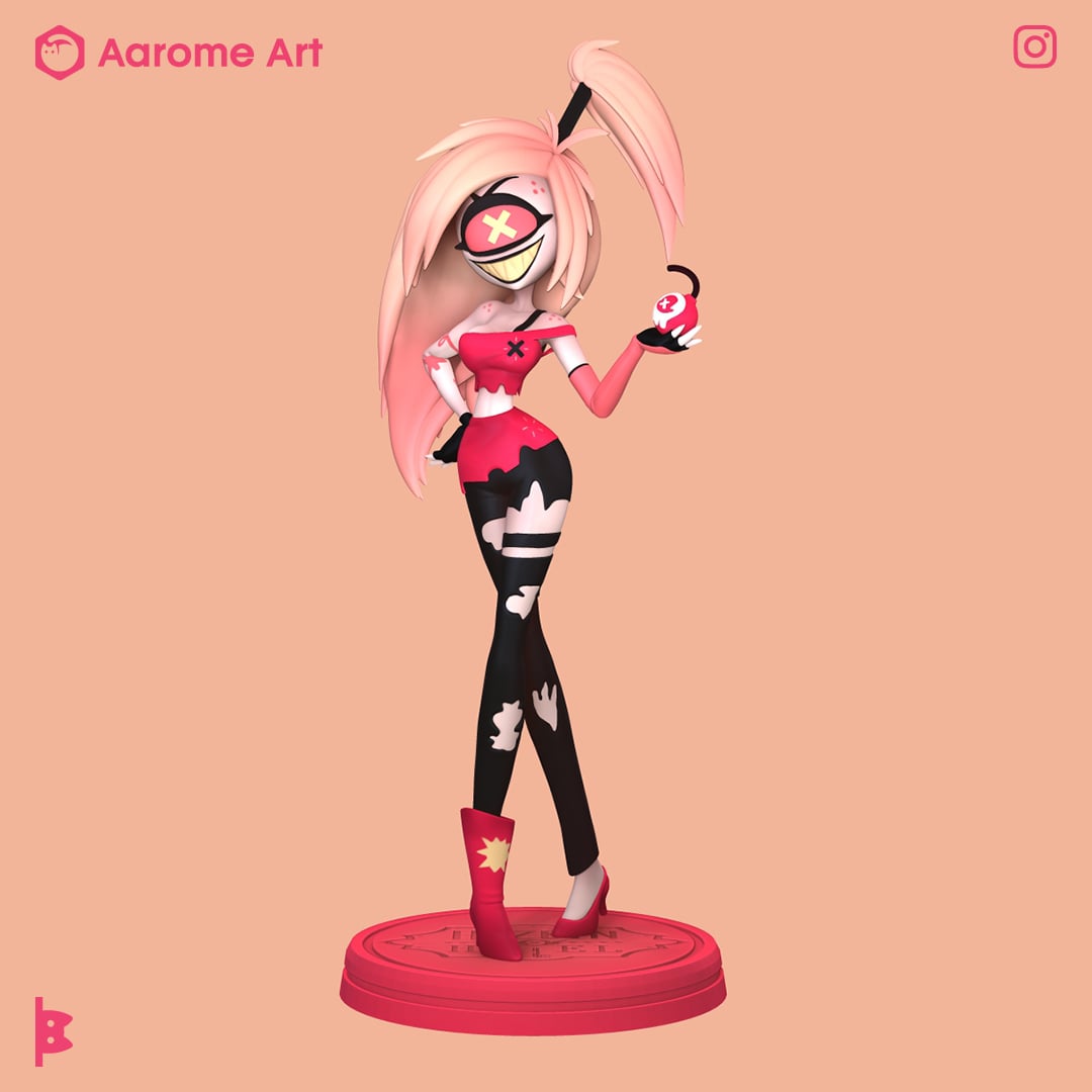 Cherry Bomb Hazbin Hotel 3d model