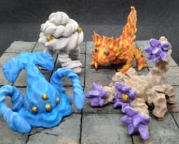 Elemental Miniatures Bundle 3d model