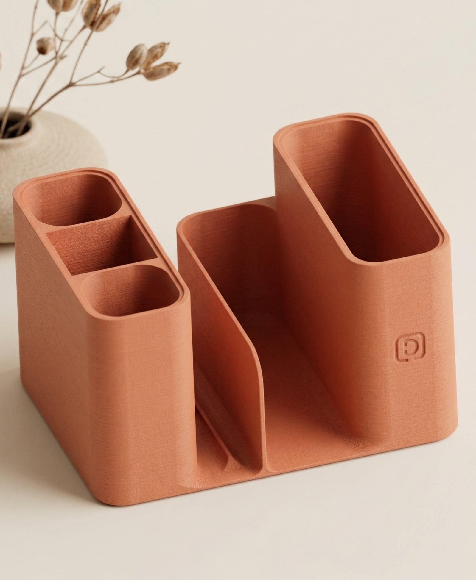 Desk Organizer | Book_Tablet_Pen 3d model