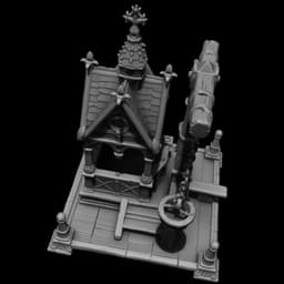Tavern & Water well 3d model