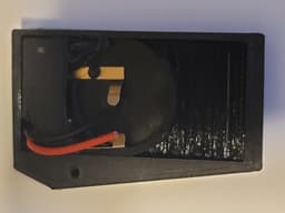 Boba Fett Flash light Sight Mod Book of boba fett model - you must use small cutters to cut away plastic on the 2032 container so to relocate the wires upward and allow the container to mount flush allowing the switch to protrude to the outside of the site. - 3d model