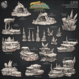 Cave Set (Pre-Supported) 3d model