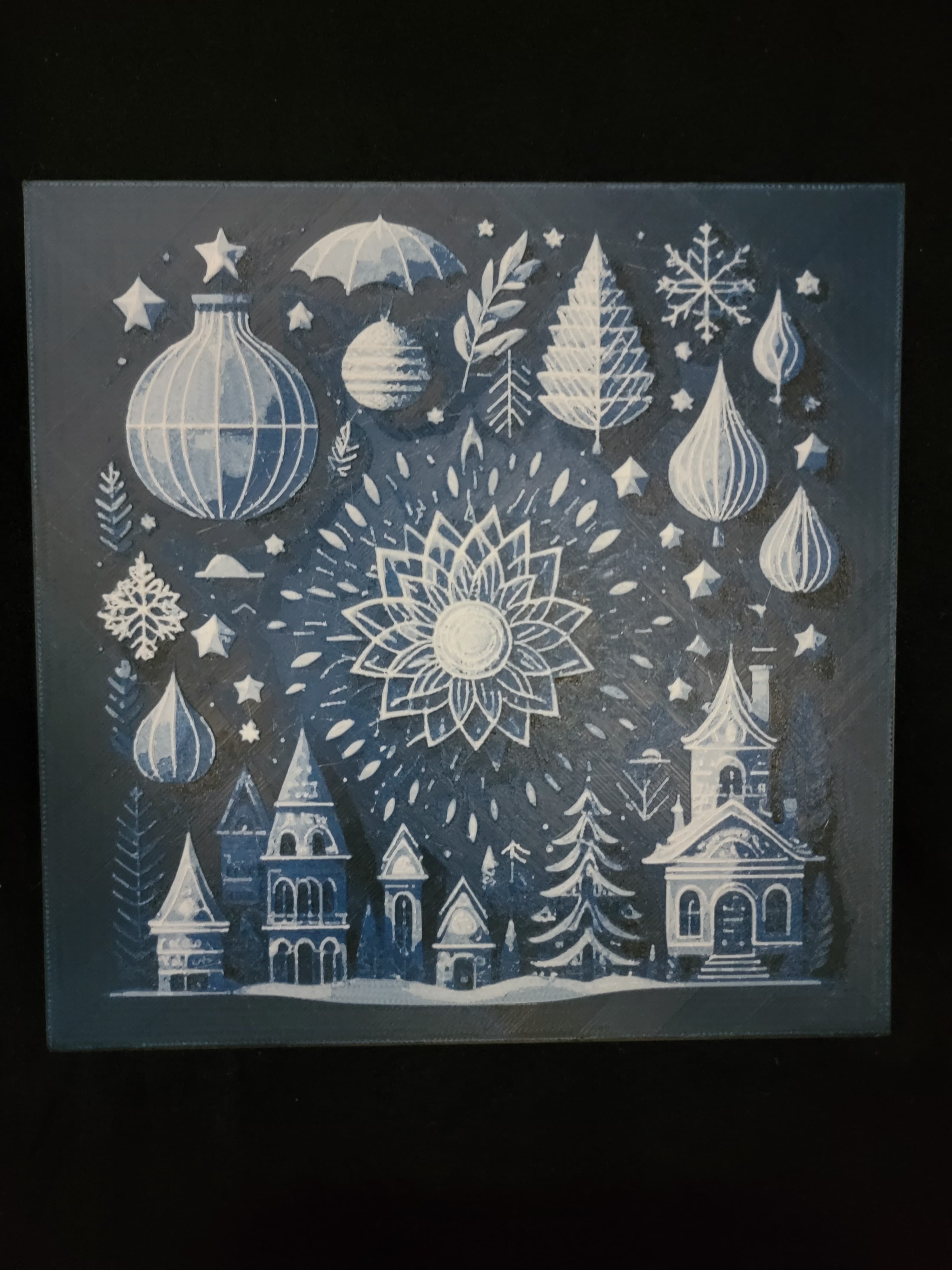 Winter Village 3d model