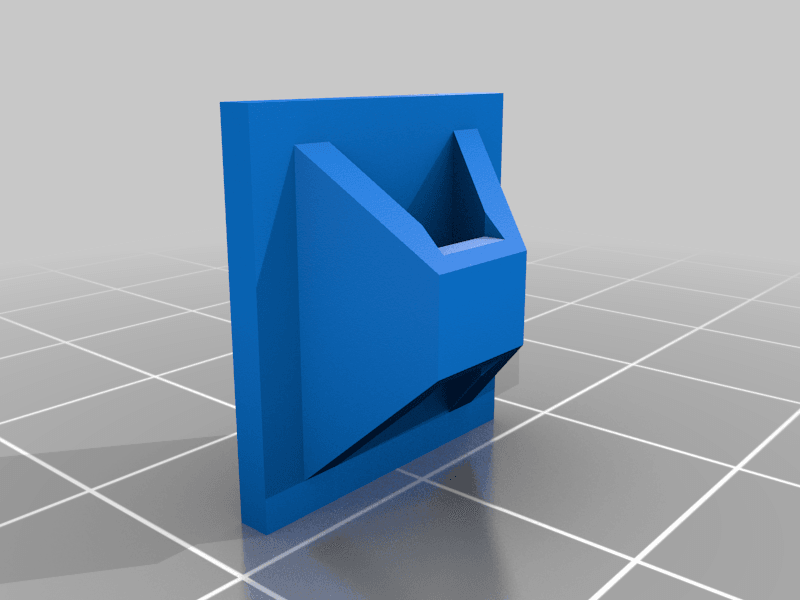 Zip tie mount 3d model