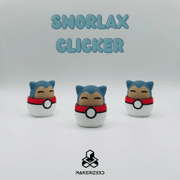 Snorlax Fidget Clicker 3d model