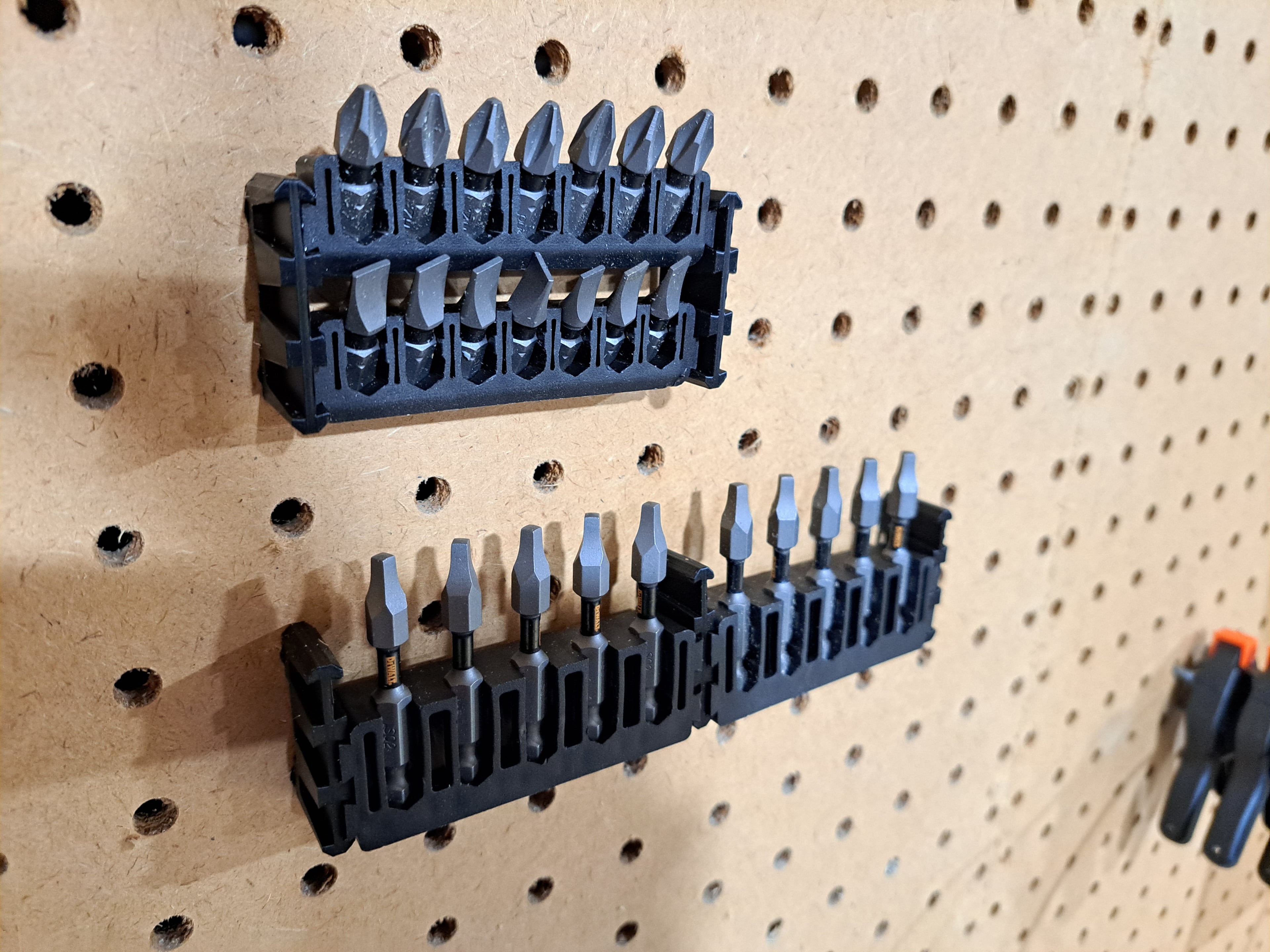 Dewalt Bit Holder Pegboard Mount 3d model