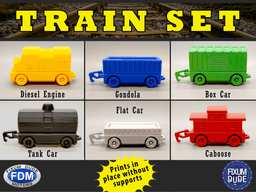 Fixum Dude Motors PIP Diesel Train 3d model