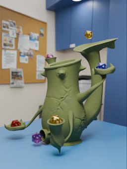 Pitcher Plant Dice Mug 3d model