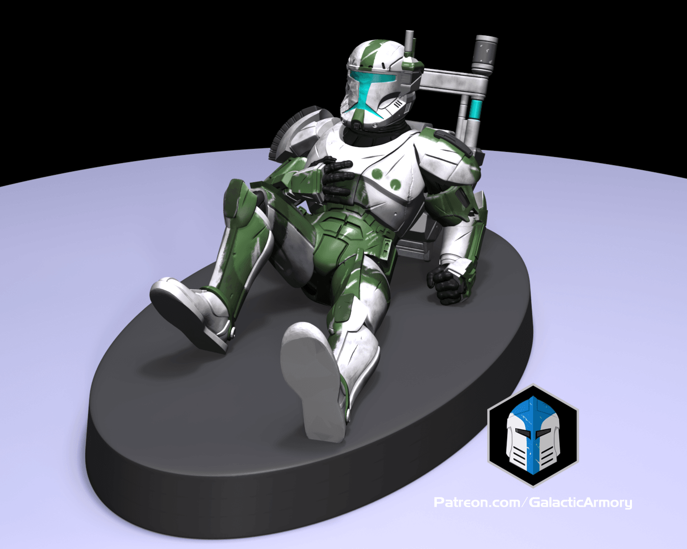 1:48 Scale Republic Commando Miniatures - 3D Print Files 3d model