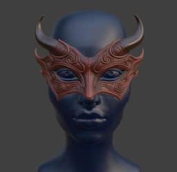 Succubus Eye Mask 3d model