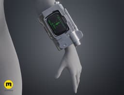 Pip Boy - Fallout live action series 3d model